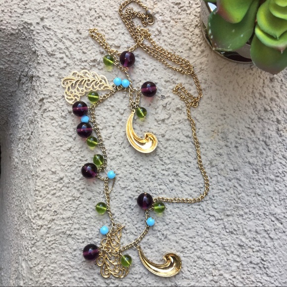 Urban Outfitters beaded necklace boho hippie chic - Picture 2 of 2